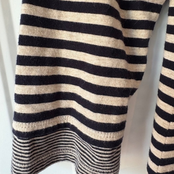 Womens Cotton Casual Top, 3/4 Length Sleeve Size M, Liz Claiborne, Black/Tan EUC - Picture 5 of 5